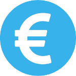 icona con simbolo dell'euro